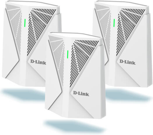 D-Link AX3000 Wi-Fi 6 Dual-Band Mesh System Router, Pack Of 3, 3Gbps Speeds, Smart Roaming, BSS Coloring, 1024-QAM, 160MHz Channels, WPA3 Security, and Expandable Coverage, White | DIR-X301-3PACK