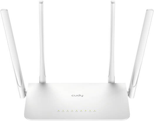 Cudy AC1200 Gigabit Smart Wi-Fi Router, 4-Stream Dual Band Wi-Fi 5, 867 Mbps + 300 Mbps Wi-Fi, 5x Gigabit Ethernet Ports, 4x High-Gain Antennas, Coves 100m (1,100ft), White | WR13000