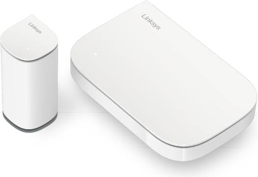 Linksys Velop Micro 6 Dual Band Mesh WiFi System, WiFi 6 Gigabit Gaming with up to 3Gbps Speed, 325 sqm Coverage & Supports 150+ Devices, Replaces Internet Router & Extender, 2-Pack | LN11011201-KE
