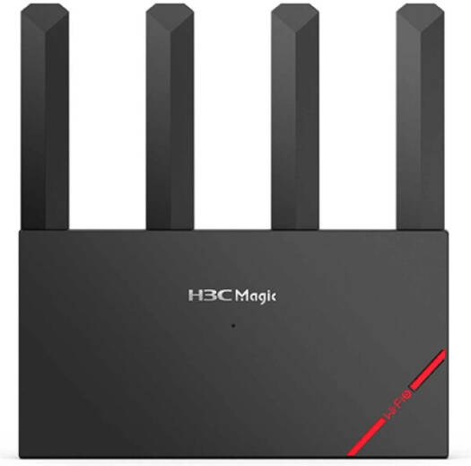 H3C Magic NX30, Gigabit Wi-Fi 6 Dual Band Wireless Router, EU Plug, 2.4GHz and 5GHz Bands, WPA3 Encryption, 3000Mbps, Qualcomm Professional Chip, Black | H3C Magic NX30-EU