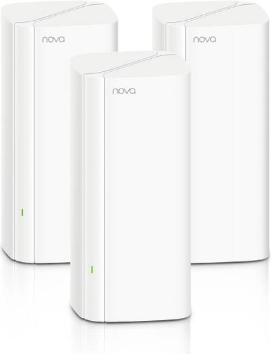 [EX12-3] Tenda Nova EX12 AX3000 Whole Home Mesh Wi-Fi 6 System, Up to 7000 ft Wi-Fi Coverage, Up to Gbps WiFi Speed, 4 x 3dBi Internal Antenna, WPA3-SAE/WPA2-PSK, 3 Pack, White | EX12-3