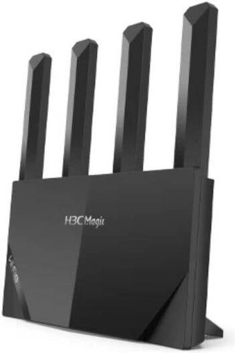 [Magic NX15] H3C Magic NX15, Gigabit Wi-Fi 6 Dual Band Wireless Router, 1500MBPS, UK Plug, Stereoscopic Heat Dissipation, WPA3 Encryption, Black | Magic NX15