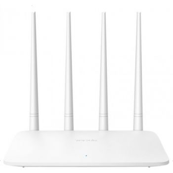 [F6] Tenda F6 V4.0 Wireless N300, Wi-Fi Router 300, Easy Setup, 300mbps, 4x 5dBi External Antennas -White | F6