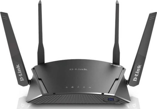 [DIR-1960] D-Link EXO AC1900 Smart Wi‑Fi Router, Dual Band, 802.11 AC Wave 2 with MU-MIMO, Alexa Compatible, Built-In McAfee Protection | DIR-1960