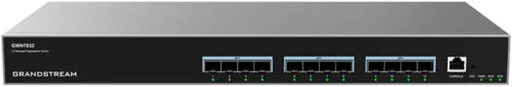 [GWN7832] Grandstream GWN7832 Layer 3 Aggregation Managed Switch, 12x 10G SFP+ Fiber Ports, 240Gbps Switching Capacity, IPv4 IPv6 Support, Advanced QoS, VLAN, Cloud Management, Black | GWN7832