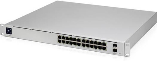 [USW-PRO-24-POE] Ubiquiti Unifi Gen 2 10Gb Switch, 24xGigabit Ethernet, 88Gb/s Switching, Rack-Mountable, 65.47Mpps Forward, 2x10Gb/s SFP+ | USW-PRO-24-POE
