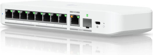 [USW-Flex-2.5G-8 OPEN BOX] Ubiquiti OPEN BOX Flex 2.5G Switch, 8x 2.5 GbE RJ45 Ports, 60 Gbps Switching Capacity, 45 Mpps Forwarding Rate, Port Isolation & Mirroring, Flow & Storm Control, White | USW-Flex-2.5G-8 OPEN BOX