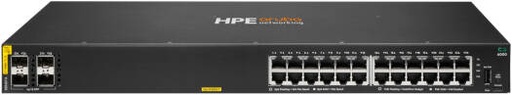 [R8N87A] HPE Aruba Networking CX 6000 24G Class4 PoE 4SFP 370W Switch, 24x 10/100/1000BASE-T Ports, 56 Gbps Switching Capacity, 41.6 Mpps Throughput | R8N87A