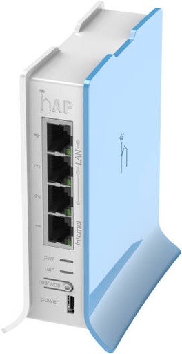 [QCA9533] Mikrotik hAP lite TC RB941-2nD-TC Compact Wi-Fi 4 Router with 650MHz CPU, 32MB RAM, 4 Fast Ethernet Ports, 2.4GHz 300Mbps Wireless, Passive Cooling, RouterOS, FCC Certified, White | QCA9533