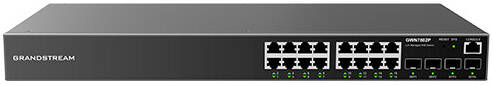 [GWN7802P] Grandstream GWN7802P Layer 2+ Managed Network Switches, 16x Gigabit Ethernet Ports, 4x Gigabit SFP/SFP+ Ports, 29.76Mpps Forwarding Rate, 40Gbps Switching Capability, Black | GWN7802P