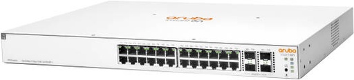 [JL683A] Aruba Instant On 1930 24-Port Gigabit PoE+ Compliant Managed Switch with 10Gb SFP+, 195W Power Budget, 128 Gb/s Switching, 95.23 Mpps Speed, 4 x 10Gb SFP+ , Built-In Security Features, White | JL683A