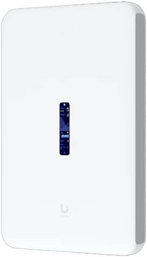 [UDW] Ubiquiti Networks Dream Wall UniFi Cloud Gateway, 4.7" Touchscreen, ARM Cortex-A57, 4GB RAM, 16GB Storage, Up to 2.7 Gb/s Throughput, WiFi6, Dual-Band, Wall Mount, 300+ Clients, White | UDW