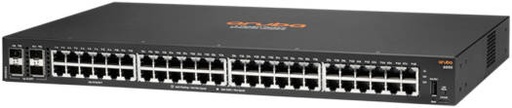[R8N86A#ABB] Aruba 6000 48G 4SFP Switch, 77.3 Mpps Throughput, 104 Gbps Switching Capcity, 48x ports 10/100/1000BASE-T ports, 4x 1G SFP ports, 1x USB-C Console Port, 1x USB Type-A Host Port, Black | R8N86A#ABB