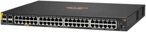 [R8N85A] Aruba CX 6000 48G 48-Port Gigabit PoE+ Compliant Managed Network Switch with SFP, 48 x Gigabit Ethernet PoE+ Ports, 77.3 Mpps Forwarding Rate, 4 x 1GbE SFP Ports, Black | R8N85A