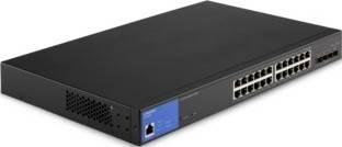 [LGS328MPC] Linksys 24-Port Managed Gigabit PoE + Switch - 3 Layer Supported - Modular - 410W PoE Budget | LGS328MPC