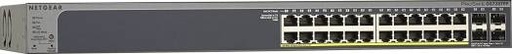 [GS728TPP-200AJS] Netgear GS728TPP 24-Port Gigabit PoE+ Managed Switch, SFP, 56 Gb/s Switching, 380W Power, 24x Gigabit Ethernet Ports, Rackmount | GS728TPP-200AJS