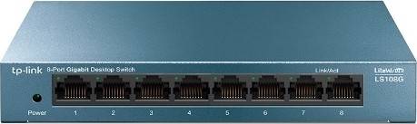 [LS108G] TP-Link Lite Wave 8-Port Gigabit Desktop Switch | LS108G