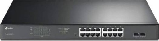 [TL-SG1218MPE] TP-Link Switch 18-Port Gigabit Easy Smart Switch with 16-Port PoE+ | TL-SG1218MPE