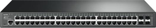 [T2600G-52TS(TL-SG3452)] TP-Link JetStream 48-Port Gigabit L2 Managed Switch with 4 Gigabit SFP Slots | T2600G-52TS(TL-SG3452)