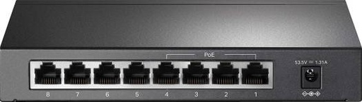[TL-SF1008P] TP-Link 8-Port 100MBPS Desktop Switch with 4-Port PoE, Black | TL-SF1008P