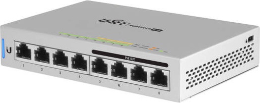 [US-8-60W] Ubiquiti Networks US-8-60W UniFi 8-Port Gigabit PoE Compliant Managed Switch, 16 Gbps Switching Capacity, 11.9 Mbps Forwading Rate, 8 Gbps Throughput, 12W Max Power, 8 x RJ-45 | US-8-60W