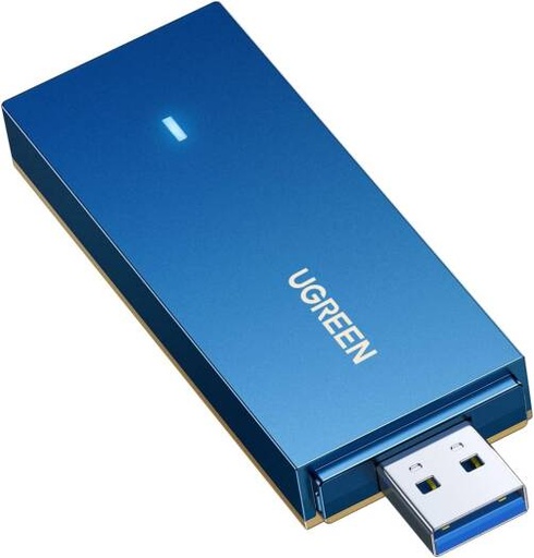 [90340] UGREEN USB WiFi 6 Adapter, AX1800, 1800Mbps Speed For PC Laptop, 5G, 2.4G Dual Band WiFi Dongle, USB 3.0, Bulit-in Driver For Windows | 90340