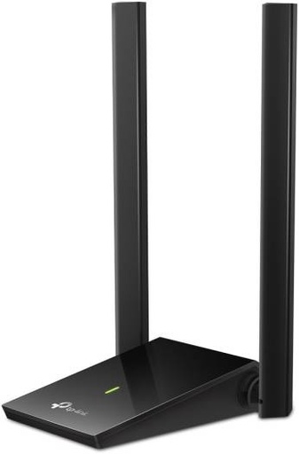 [Archer T4U Plus] TP-Link USB WiFi Adapter, AC1300Mbps Dual Band 5dBi High Gain Antenna 2.4GHz/ 5GHz Wireless Network Adapter for Desktop PC, Supports Windows 11/10/8.1/8/7, Mac OS 10.9-10.14, Black | Archer T4U Plus