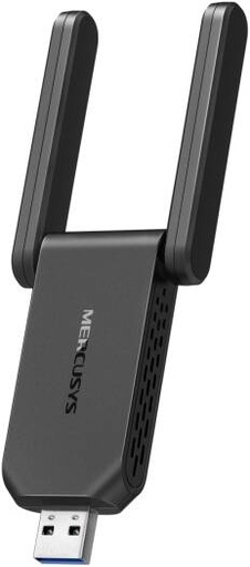 [MA32H] Mercusys MA32H AC1300 Wi-Fi 5 High-Gain Dual Band USB Adapter, 867Mbps 5GHz, 400Mbps 2.4GHz, MU-MIMO, 2x High-Gain Antennas, USB 3.0, Pre-Loaded Driver, Plug & Play, WPA3, Win 10/11 | MA32H
