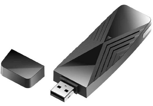 [DWA-X1850] D-Link AX1800 USB WiFi 6 Adapter, Dual Band Long Range, MU-MIMO, Wireless Internet Network, For Desktop / PC / Laptop / Windows. Black | DWA-X1850
