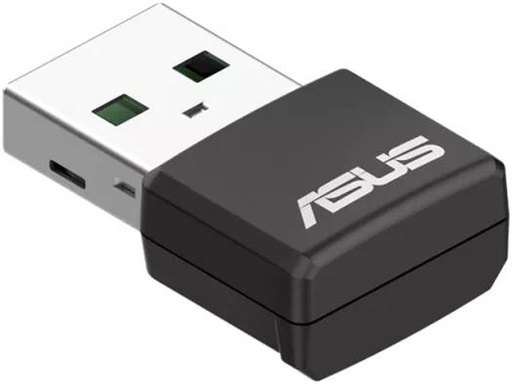 [90IG06X0-MO0B00] ASUS USB-AX55 Nano AX1800 WiFi 6 USB Adapter, 1.8 Gbps Data Transfer, 5GHz Band, OFDMA/MU-MIMO, WPA3 Security, Black | 90IG06X0-MO0B00
