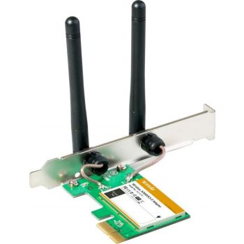 [W322E] Tenda W322E Wireless N300 PCI Express Adapter, 2.4GHz Up to 300Mbps Data Rate, <20dBm (EIRP) Transmission Power, 2dBi External Antenna | W322E