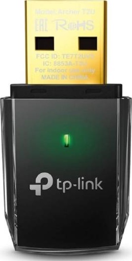 [Archer T2U] TP-Link AC600 Wireless Dual Band USB Adapter for PC, Desktop, Laptop and Tablet | Archer T2U