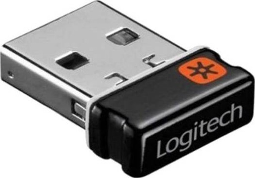 [910-005020 - 910-005236] Logitech Unifying Wireless Receiver for Logitech Mice and Keyboards, Connect Upto 6 Devices, 10 M Range - Black | 910-005020 - 910-005236