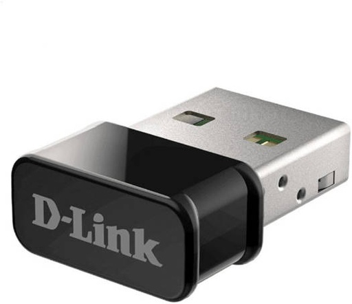 [DWA-171] Dlink AC600 MU-MIMO Wifi Nano USB Adapter, USB 2.0 Interface, Dual Band Technology, Black | DWA-171