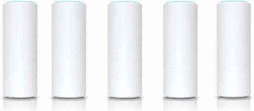 [U6-MESH-5] Ubiquiti UniFi U6-Mesh Networks Access Point, High Efficiency 4x4 MIMO with 160 MHz Bandwidth, Powered with 802.3af PoE, 5 Pack, White | U6-MESH-5