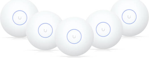 [U7-LR-5] Ubiquiti U7 Long-Range Access Point, Up to WiFi 7 Standard, 5 Spatial Streams, 300+ Max Client Count, Up to 4.3 Gbps Data Rates, 2.5 GbE Uplink, 5 Pack, White | U7-LR-5