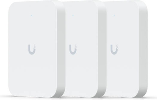 [U7-IW-3] Ubiquiti U7 In-Wall Indoor Access Point, High-Performance Dual-Band Wireless 2.5GbE Uplink, MU-MIMO, PoE+ Support, AI-Enhanced Mesh, Seamless Roaming, 3-Packs, White | U7-IW-3