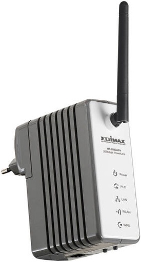 [HP-2002APN] Edimax HP-2002APN Wireless Access Point, 200Mbps PowerLine, 150Mbps Wireless Access Point, 128-Bit AES Link Encryption, 14 Languages EZmax Setup Wizard, Gray | HP-2002APN