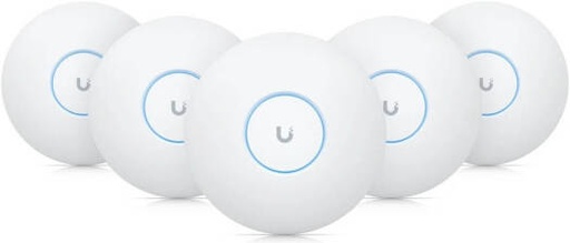 [U7-Pro-5] Ubiquiti Networks U7 Pro Tri-Band Wi-Fi 7 Access Point, 2.4 GHz / 5GHz / 6GHz, Up to 9.3Gbps Speed, Wi-Fi 7 (802.11be), 300+ Connected Devices, WPA3 Security, Pack of 5, White | U7-Pro-5