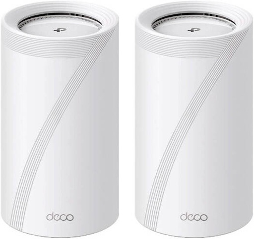 [VPN, AI-Roaming, 44 MU-MIMO (2-Pack) White] TP-Link Tri-Band WiFi 7 BE19000 Whole Home Mesh System (Deco BE85) | 12-Stream 22 Gbps | 10G + 2.5G Ports Wired Backhaul, 8 High-Gain Antennas | VPN, AI-Roaming, 44 MU-MIMO (2-Pack) White