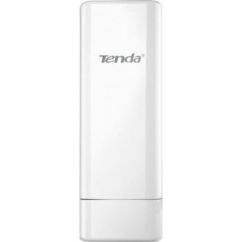 [O4] Tenda O4 Wireless 5km P2P Outdoor CPE, 5GHz, Passive PoE, 300Mbps, 14dbi Antenna, 1*10/100Mbps Ethernet, Auto-Bridging, White | O4