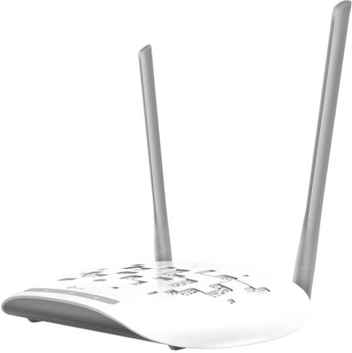 [TL-WA801N] TP-Link 300Mbps Wireless N Access Point, 1x 10/100 M Ethernet Port (RJ45), 2 Fixed Omni-Directional Antennas, 300 Mbps at 2.4 GHz, Passive PoE Support, White | TL-WA801N