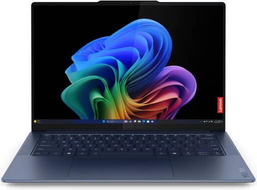 [83ED0001US] Lenovo Yoga Slim 7 14Q8X9 Laptop, 14.5" 3K OLED 90Hz Touch Display, Snapdragon X Elite X1E-78-100, 16GB RAM, 512GB SSD, Qualcomm Adreno GPU, English Keyboard, Win11, Cosmic Blue | 83ED0001US