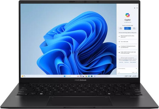 [90NB17R1-M007E0] ASUS Zenbook 14 OLED UM3406 Laptop, 14" WUXGA OLED 60Hz Display, AMD Ryzen AI 7 445, 32GB RAM, 1TB SSD, AMD Radeon Graphics, English-Arabic K/B, Win11Home, Jade Black | 90NB17R1-M007E0