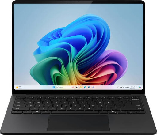 [ZGP-00037/ZGP-00050] Microsoft Surface 7th Edition Laptop, 13.8" PixelSense Flow Display, Qualcomm Snapdragon X Elite CPU, 16GB RAM, 512GB SSD, Qualcomm Adreno GPU, English/Arab KB, Windows 11, Black | ZGP-00037/ZGP-00050