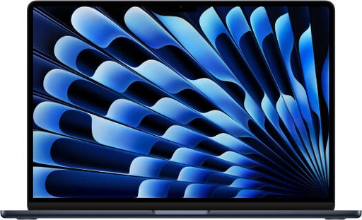 [MC9G4 ZP/A] Apple MacBook Air 2024 Notebook, 15.3" Liquid Retina Display with True Tone, Apple M3 Chip 8-Core CPU, 10-Core GPU, 16GB RAM, 256GB SSD, ENG Keyboard, MacOS, Midnight | MC9G4 ZP/A