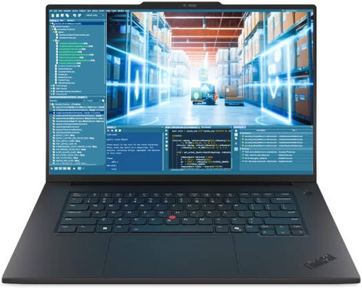 [21Q80008GR] Lenovo ThinkPad P1 Gen 8 Laptop, 16" 3.2K OLED 120Hz Display, Intel Core Ultra 9 285H, 64GB RAM, 2 TB SSD, NVIDIA RTX PRO 2000 Ada 8GB, ENG-ARAB KB, Windows 11 Pro, Black | 21Q80008GR