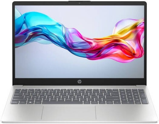 [B6RR4EA] HP 15-fd0498nia Laptop, 15.6" FHD Display, Intel Core i5-1334U Processor, 16GB RAM, 512GB SSD, Intel Iris Xe Graphics, English Backlit Keyboard, NO OS, Natural Silver | B6RR4EA