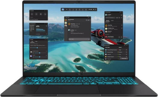 [90NB15Q1-M00CU0] ASUS V16 V3607VU-RP092 Gaming Laptop, 16" WUXGA 144Hz Display, Intel Core 5 210H Processor, 16GB RAM, 1TB SSD, GeForce RTX 4050 6GB GPU, English Keyboard, NO OS, Black | 90NB15Q1-M00CU0