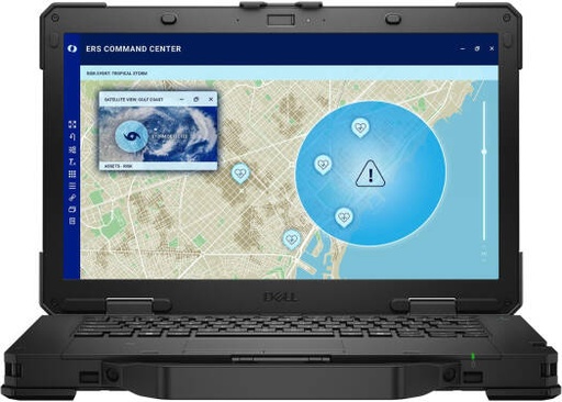 [RB14250] Dell Pro Rugged RB14250 Laptop, 14" FHD Touch 60Hz Display, Intel Core Ultra 7 165U, 16GB RAM, 512GB SSD, Intel Graphics, English Keyboard, Windows 11 Pro, Black | RB14250